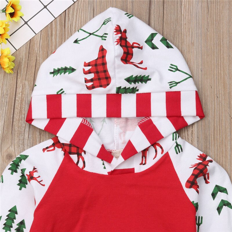 Christmas Fun Kids Baby Girl Boy Cotton Outfit