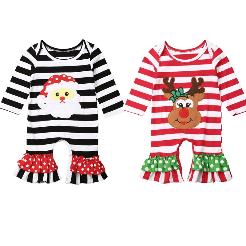 Christmas Newborn Infant Baby Girl Boy Romper