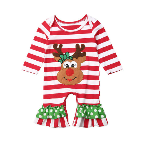 Christmas Newborn Infant Baby Girl Boy Romper