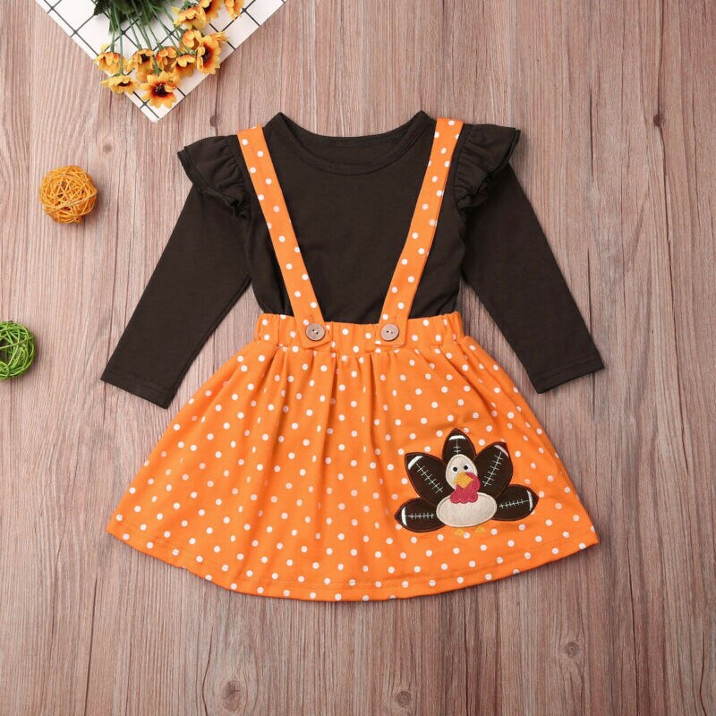 Pudcoco Autumn Thanksgiving Toddler Baby kids