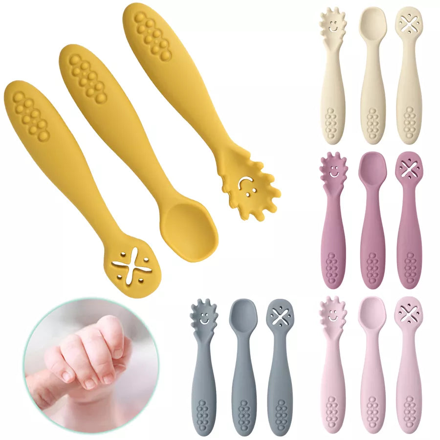 Feeding Utensils for Toddlers Learning to Eat.