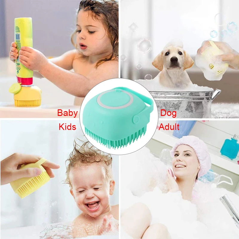 Baby Shampoo Bath Massage Brush