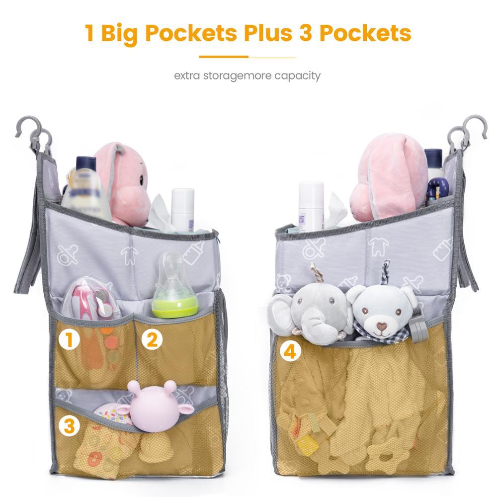 Baby Crib Hanging Storage Bag organizer