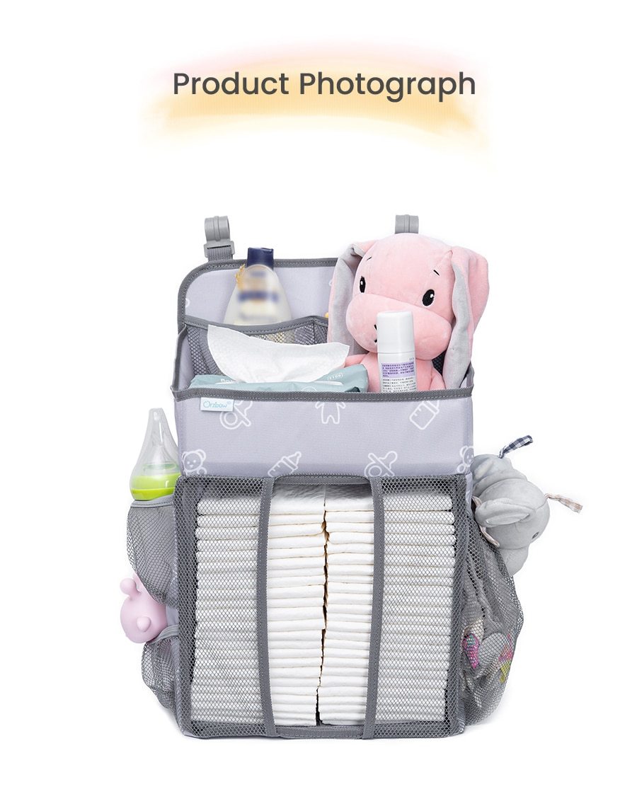 Baby Crib Hanging Storage Bag organizer