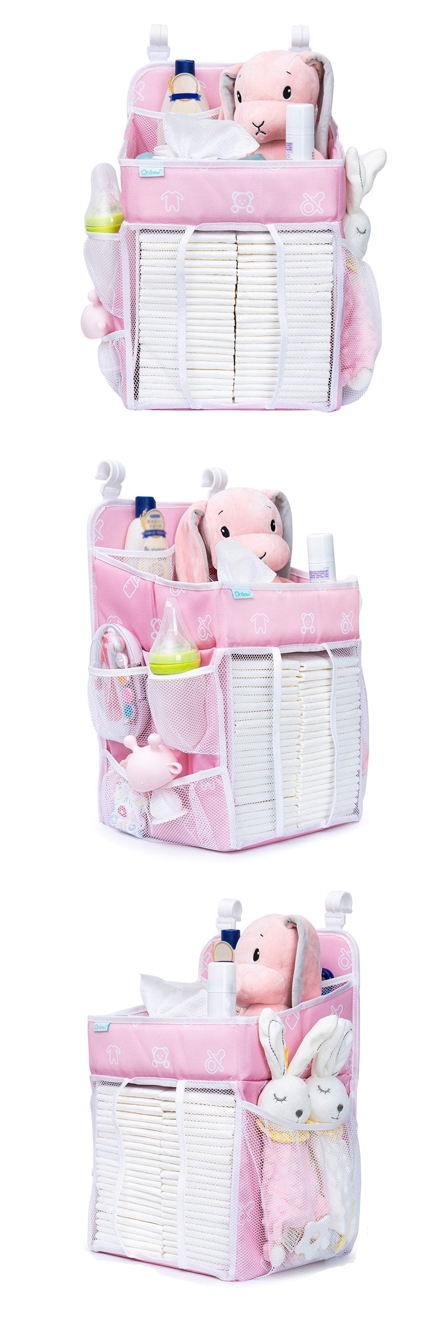 Baby Crib Hanging Storage Bag organizer