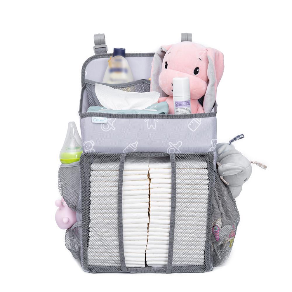 Baby Crib Hanging Storage Bag organizer