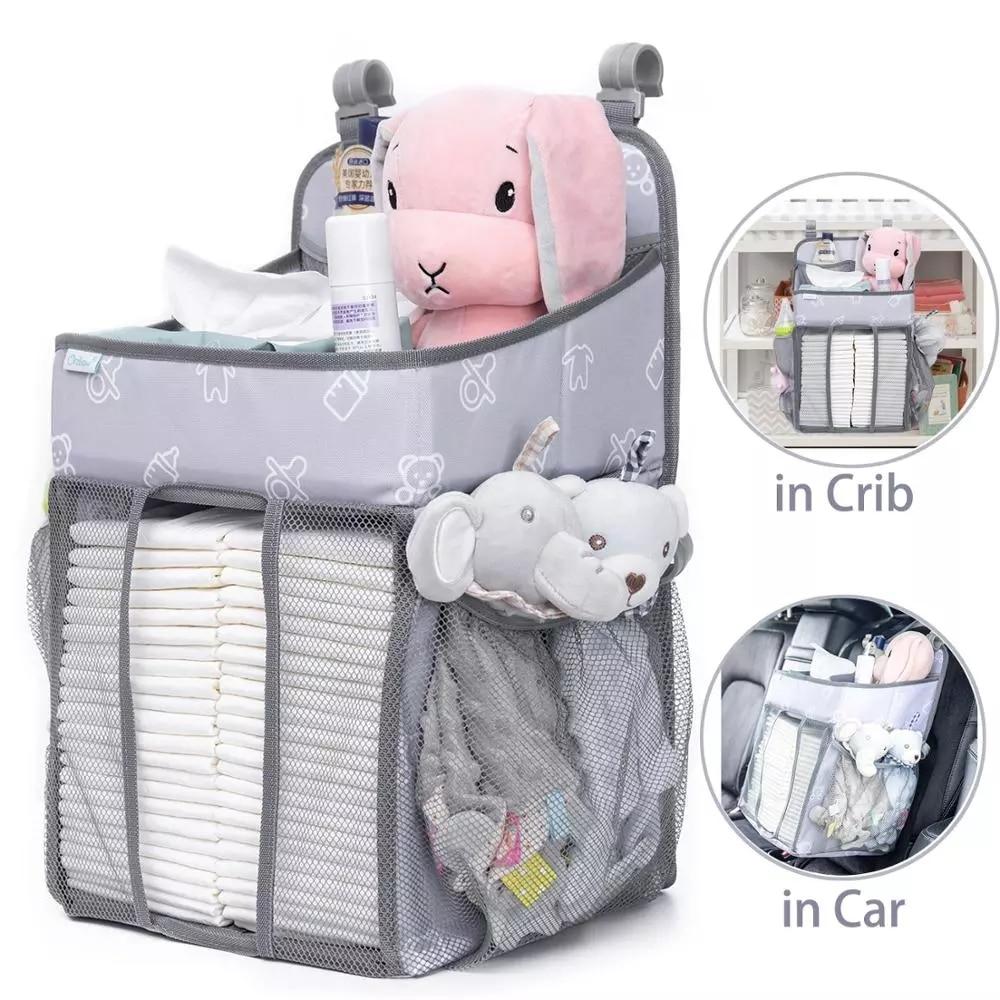 Baby Crib Hanging Storage Bag organizer